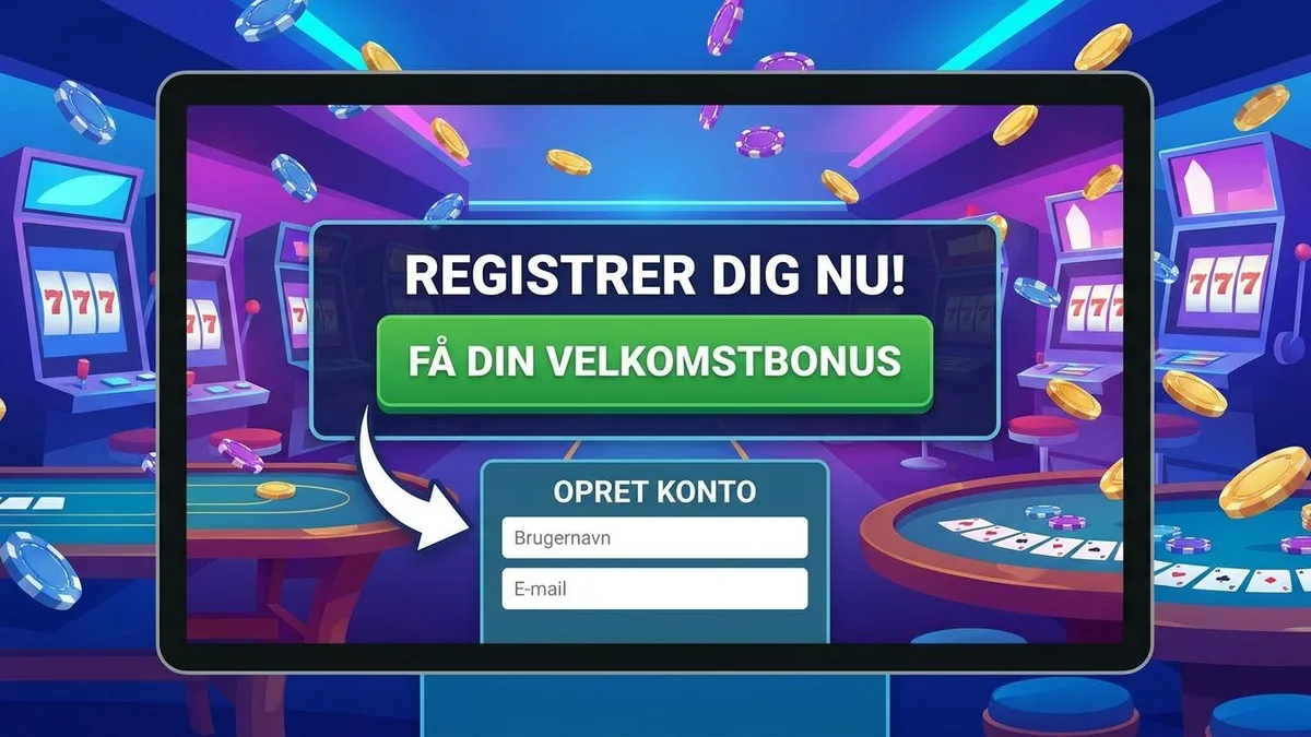 Registrering med bonus